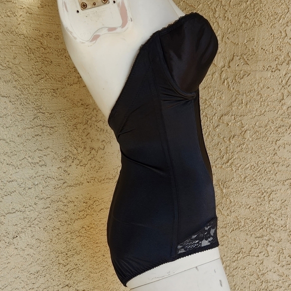90s Victorias Secret Bustier Bodysuit VS Gold Label Strapless Boned Corset - Picture 5 of 9